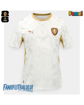Republica Cehă Echipament de Fotbal Replică Mondial 2026 Femei Deplasare Republica Cehă Echipament de Fotbal Replică Mondial 2026 Femei Deplasare